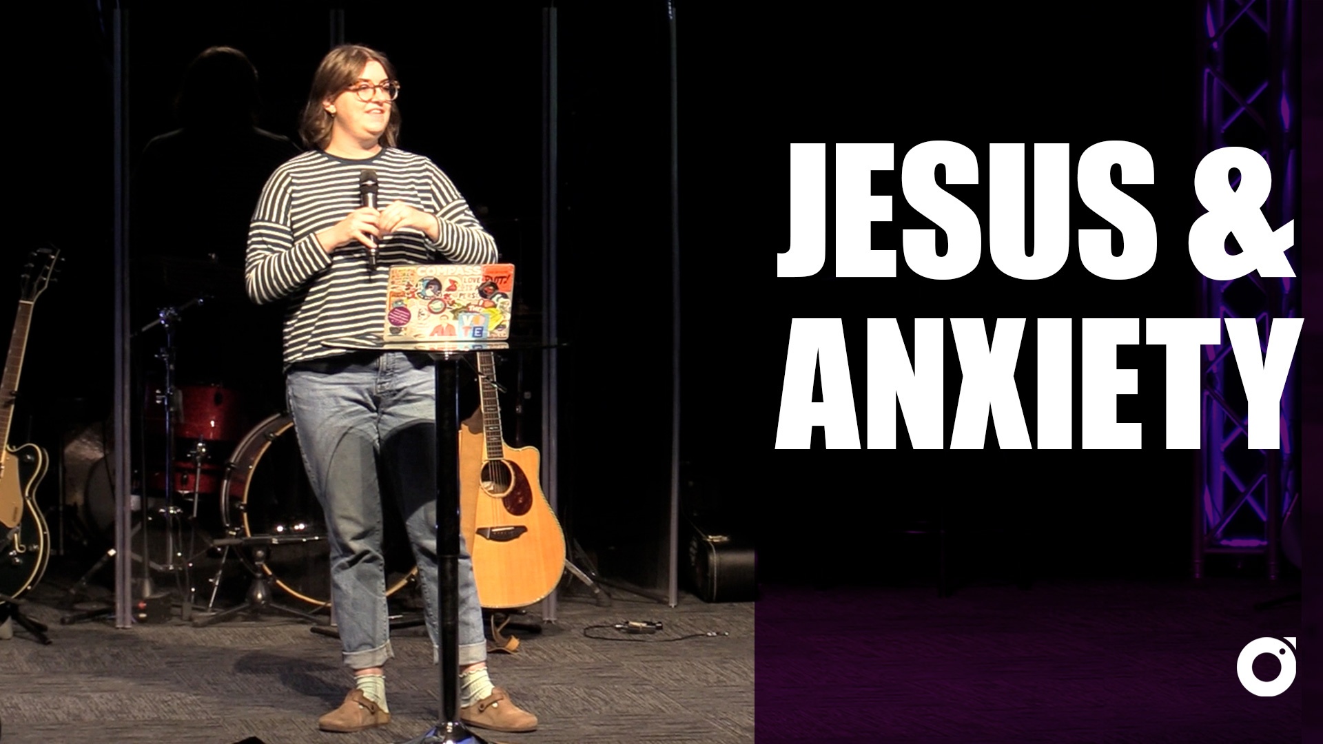 Cameron Shandrow teaching a message called Jesus and Anxiety about faith, worry, prayer, and whether Christians can experience anxiety.